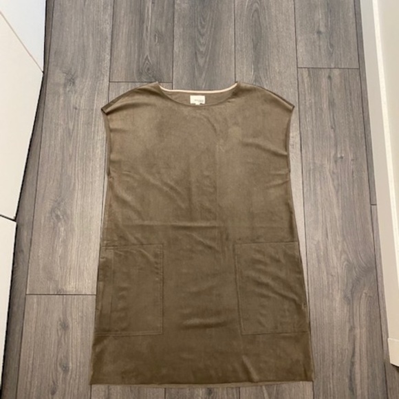 Aritzia Wilfred Free Nori Vegan Suede Dress/Tunic - Picture 2 of 5